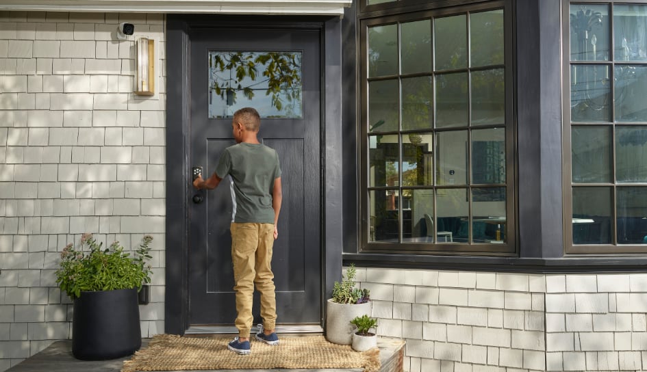 Vivint Smart Lock on home in Augusta